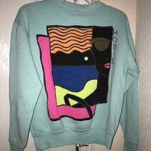 Unique light blue hobie long sleeve
